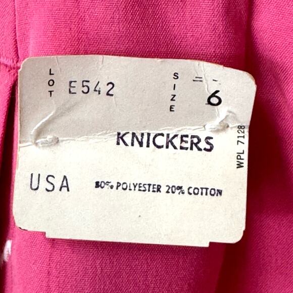 VINTAGE Capri Pants Women's S Cotton Blend Coastal Preppy Beach Summer Retro - Picture 7 of 11